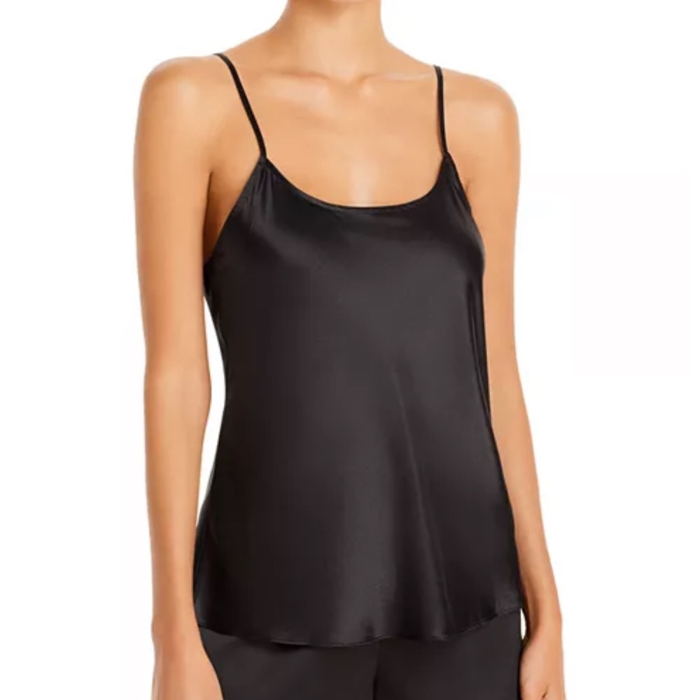 Sz XL Ginia Washable Silk Cami in Black